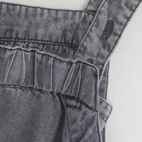 vintage wash wide salopette pants/2color　MA2088