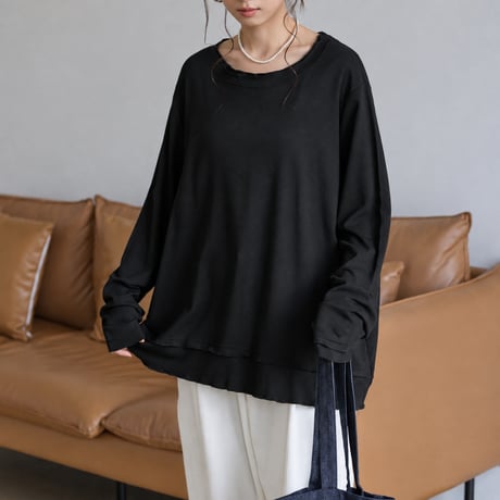 loose fit long sleeve tee shirt　MA2146