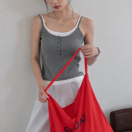 padded contrast slim fit camisole　MA2143