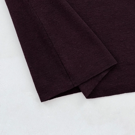 bicolor cuff crew neck knit　MA2273