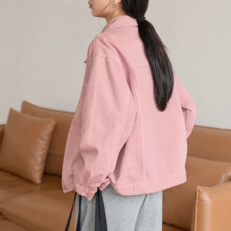 oversized color denim jacket　MA2130