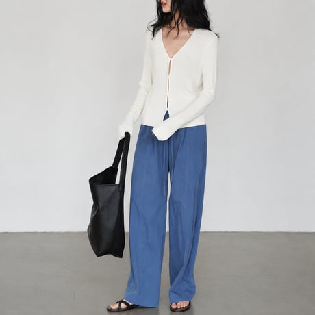 high waist wide longpants /3color　MA2098
