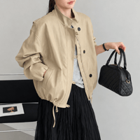 drawstring hem blouson jacket　MA2206