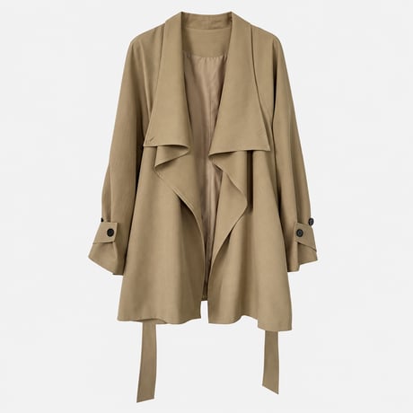 cascade drape volume coat　MA2212