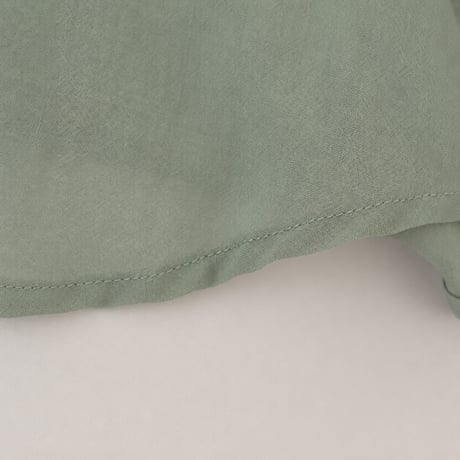round neck front button short sleeve shirt/4color　MA2089