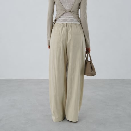 high waist wide longpants /3color　MA2098