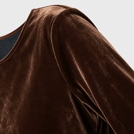 wide neck slim fit pullover /2color　MA2290