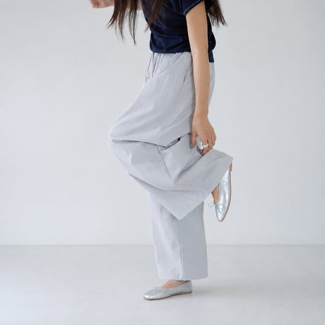 high waist airy loose wide pants/2color　MA2078