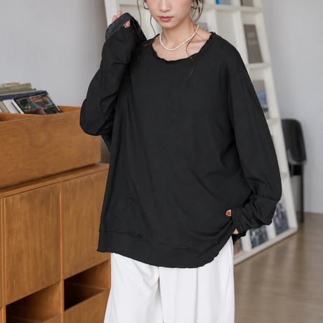 loose fit long sleeve tee shirt　MA2146