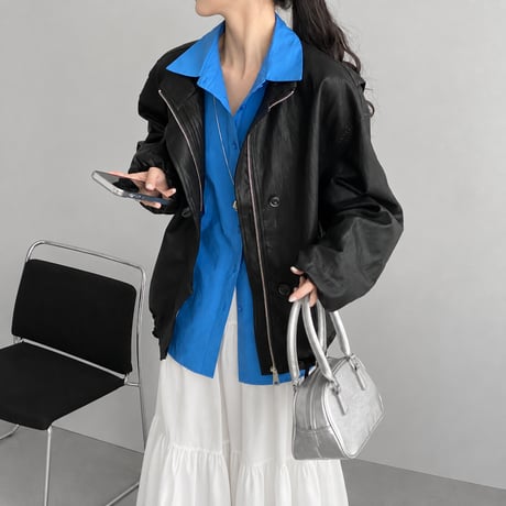 drawstring hem blouson jacket　MA2206