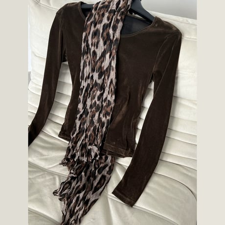 wide neck slim fit pullover /2color　MA2290