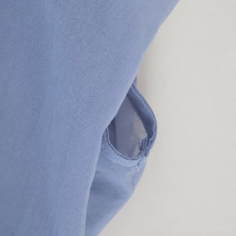 round neck front button short sleeve shirt/4color　MA2089