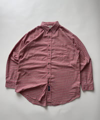 90s-00s RAG FACTORY Red Check L/S Shirt