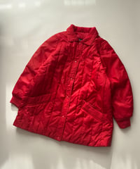 80s SNOW WEATHER Quilting Middle Coat