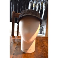 HAT MAKER KIJIMA TAKAYUKI/MYYY262816 CORDUROY SULFER DYED ６PANEL CAP/BLACK