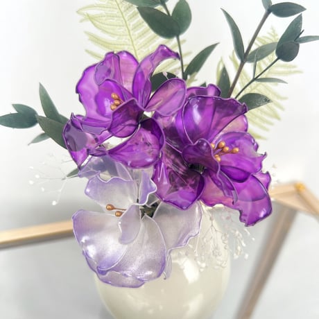 【仏花】トルコキキョウb2080　花瓶付き　対がおすすめ！