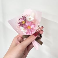 【秋限定】コスモスとプリザーブドフラワーのミニブーケ　期間限定販売