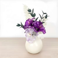 【仏花】トルコキキョウb2080　花瓶付き　対がおすすめ！