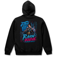 【雷鳴のこぶし・KOZUE】BLACK HOODIE