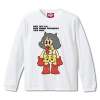 【時はきた】 WHITE LONG SLEEVE T-SHIRT