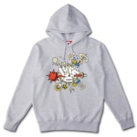 【脳内機関図】 ポケットレス ASH HOODIE