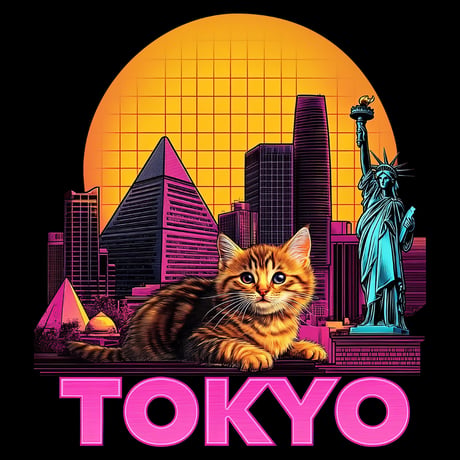 【TOKYO】   BLACK TEE SHIRTS