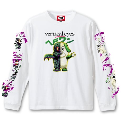 【ヘドワン】 WHITE LONG SLEEVE T-SHIRT