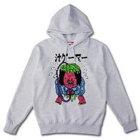 【汁ゲーマー】 ポケットレス ASH HOODIE