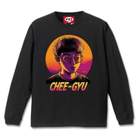 【CHEE GYU】 BLACK LONG SLEEVE T-SHIRT