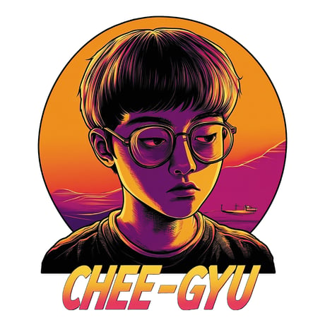 【CHEE GYU】 WHITE TEE SHIRTS