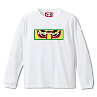 【チルミナティは見逃がさない】 WHITE LONG SLEEVE T-SHIRT