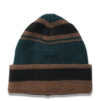 NOROLL"CONFECTION BEANIE"［GREEN/BROWN］