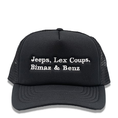 NEMES "JEEPS,LEX MESH CAP"［BLACK × WHITE］