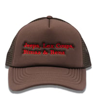 NEMES "JEEPS,LEX MESH CAP"［DK.BROWN×RED］