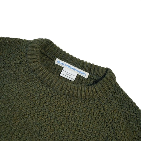 NOROLL"SIMPLE CREWNECK"［OLIVE］