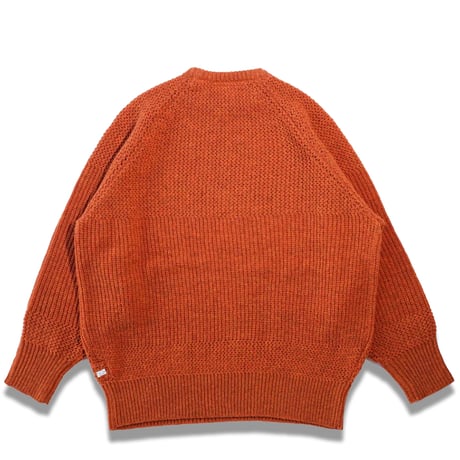NOROLL"SIMPLE CREWNECK"［ORANGE］