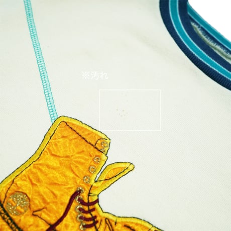 USED"90'S BOOTLEG TIMBERLAND CREWNECK SWEAT"