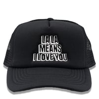 NEMES "LA LA MEANS MESH CAP"［BLACK × WHITE］