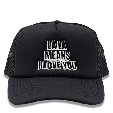 NEMES "LA LA MEANS MESH CAP"［BLACK × WHITE］