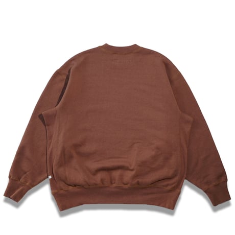 NOROLL"C&C CREW SWEAT"［BROWN RED］