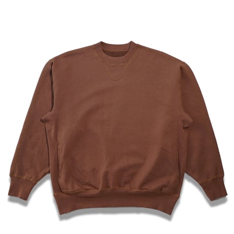 NOROLL"C&C CREW SWEAT"［BROWN RED］