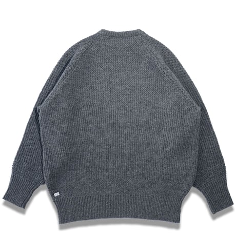 NOROLL"SIMPLE CREWNECK"［GREY］