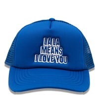 NEMES "LA LA MEANS MESH CAP"［BLUE×WHITE］