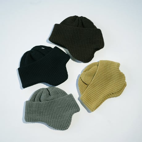 NOROLL"SIMPLE BEANIE"［BROWN］