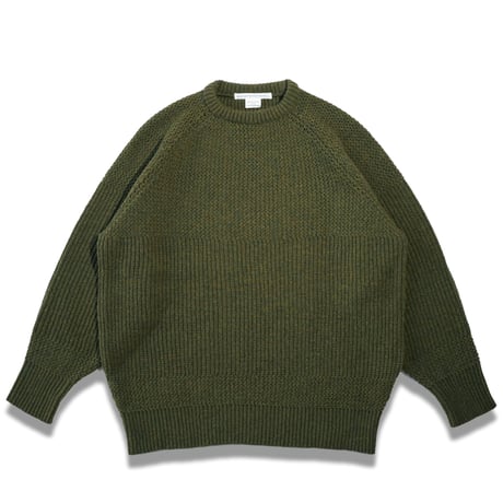 NOROLL"SIMPLE CREWNECK"［OLIVE］