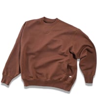 NOROLL"C&C CREW SWEAT"［BROWN RED］