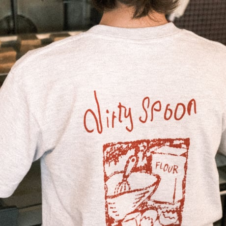 dirtyspoon original tee　Gray