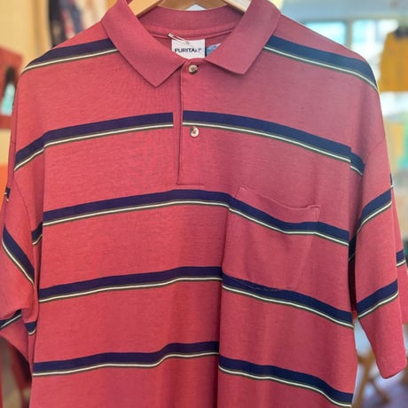striped polo shirt