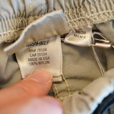 GRAMicci nylon balloon pants