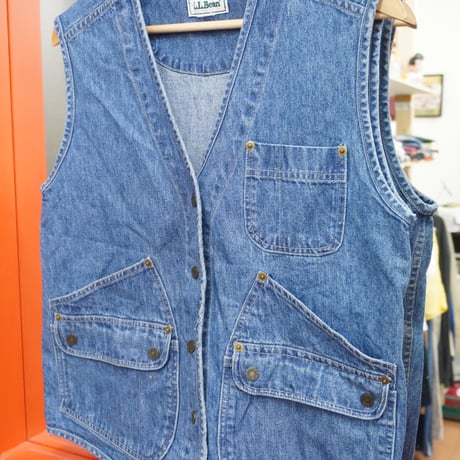 L.L.Bean denim vest